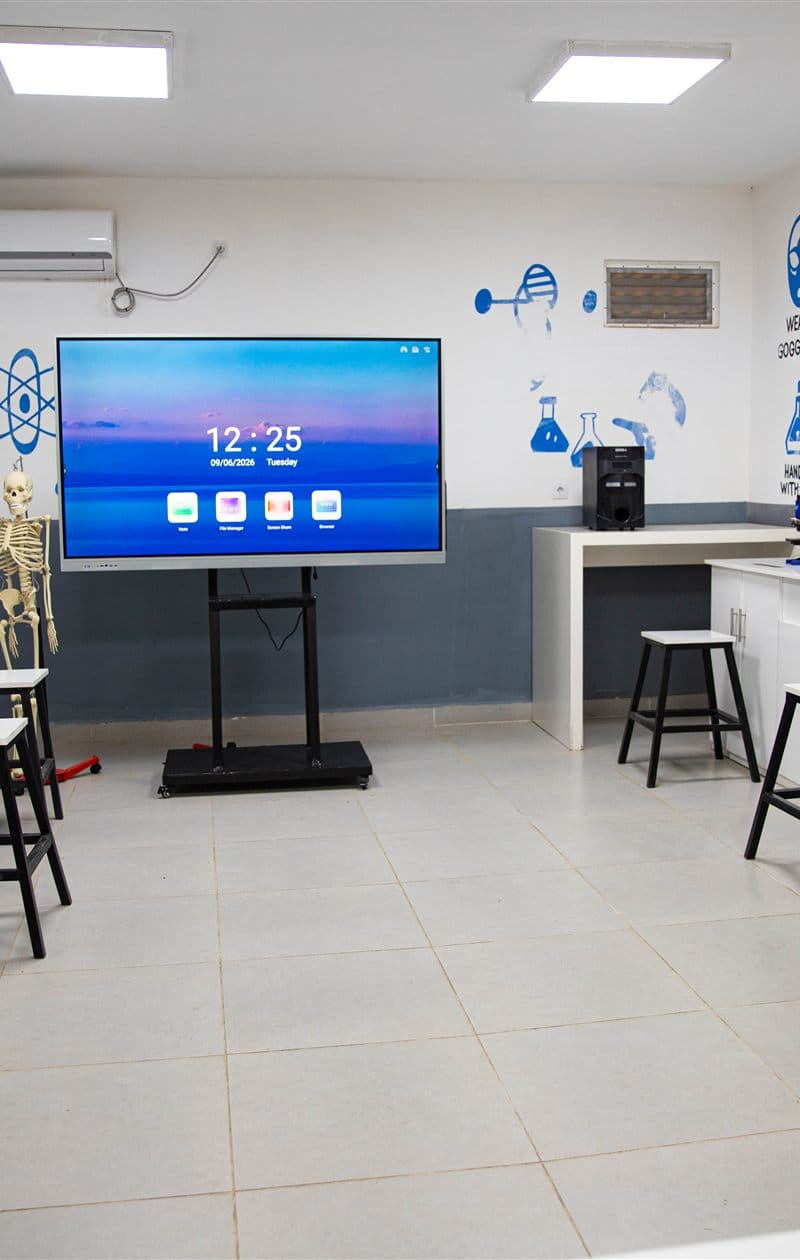 Equipped Science Laboratories (Physics, Chemistry, & Biology)